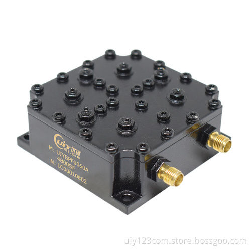 Dot Frequency 4800MHz Cavity Filter RF Band Pass Filters Rejection 40dB